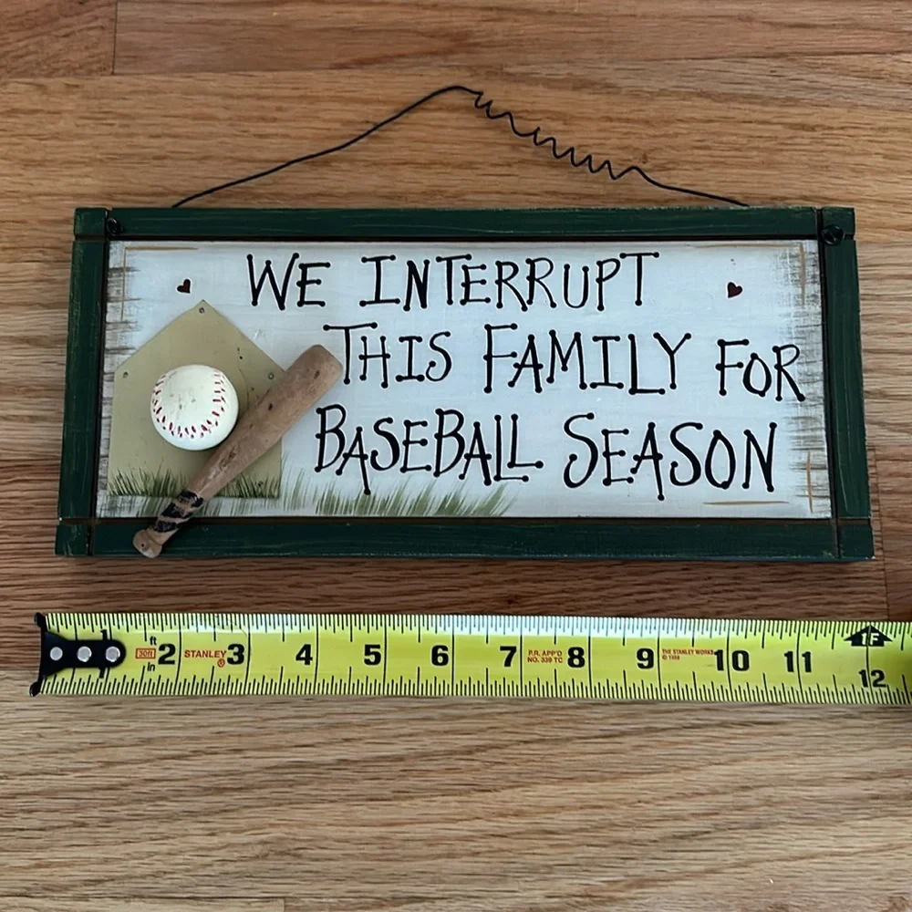 Baseball Sign - Picture 3 of 4